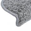 Lépcsőszőnyeg, vidaXL 15 db szürke lépcsőszőnyeg 56 x 17 x 3 cm