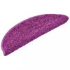Lépcsőszőnyeg, vidaXL 15 db lila lépcsőszőnyeg 56 x 17 x 3 cm