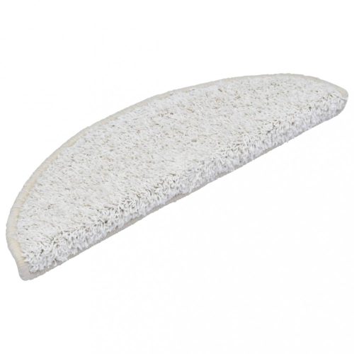Lépcsőszőnyeg, vidaXL 15 db fehér lépcsőszőnyeg 56 x 17 x 3 cm
