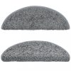 Lépcsőszőnyeg, vidaXL 15 db szürke lépcsőszőnyeg 65 x 21 x 4 cm