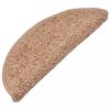 Lépcsőszőnyeg, vidaXL 15 db bézs lépcsőszőnyeg 65 x 21 x 4 cm