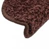 Lépcsőszőnyeg, vidaXL 15 db barna lépcsőszőnyeg 65 x 21 x 4 cm