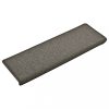Lépcsőszőnyeg, vidaXL 15 db sötétszürke lépcsőszőnyeg 65x21x4 cm