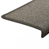 Lépcsőszőnyeg, vidaXL 15 db sötétszürke lépcsőszőnyeg 65x21x4 cm