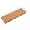 Lépcsőszőnyeg, vidaXL 15 db barna lépcsőszőnyeg 65x21x4 cm