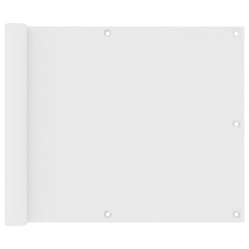 Kültéri napernyők és árnyékolók, vidaXL fehér oxford-szövet erkélyparaván 75 x 500 cm