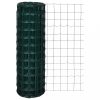 Kerítéspanelek, vidaXL Euro Fence zöld acélkerítés 25 x 1,2 m