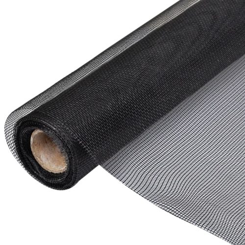 Kerítéspanelek, vidaXL fekete üvegszálas háló 100 x 500 cm