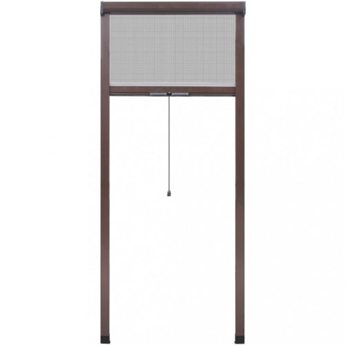 Ablak szúnyoghálók, Barna rolós ablak szúnyogháló 80 x 170 cm