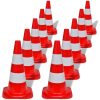 Útjelzők és közlekedési jelzőtáblák, 10 db fényvisszaverős bója 50 cm piros és fehér