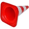Útjelzők és közlekedési jelzőtáblák, 10 db fényvisszaverős bója 50 cm piros és fehér