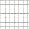 Kerítéspanelek, vidaXL krimpelt rozsdamentes acél kerti drótkerítés 50x50cm 11x11x2mm