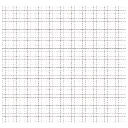Kerítéspanelek, vidaXL krimpelt rozsdamentes acél kerti drótkerítés 100x85cm 11x11x2mm