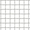 Kerítéspanelek, vidaXL krimpelt rozsdamentes acél kerti drótkerítés 100x85cm 11x11x2mm