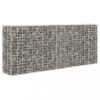 Kerítéspanelek, vidaXL horganyzott acél gabion kosár 85 x 30 x 200 cm