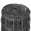 Kerítéspanelek, vidaXL Euro Fence szürke acélkerítés 25 x 1,5 m