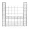 Kerítéspanelek, vidaXL U-alakú horganyzott acél gabion kosár 160 x 20 x 150 cm