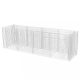 Virágcserepek és kaspók, vidaXL acél gabion magaságyás 360 x 90 x 100 cm