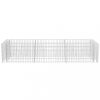 Virágcserepek és kaspók, vidaXL acél gabion magaságyás 270 x 90 x 50 cm