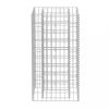 Virágcserepek és kaspók, vidaXL acél gabion magaságyás 50 x 50 x 100 cm