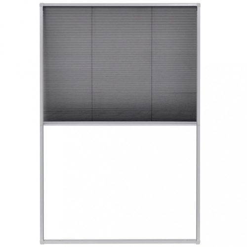 Ablak szúnyoghálók, vidaXL pliszé ablak szúnyogháló alumíniumból 80 x 120 cm