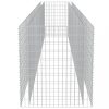 Virágcserepek és kaspók, vidaXL horganyzott acél gabion magaságyás 540 x 90 x 100 cm