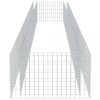 Virágcserepek és kaspók, vidaXL horganyzott acél gabion magaságyás 540 x 90 x 50 cm