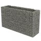 Virágcserepek és kaspók, vidaXL horganyzott acél gabion magaságyás 180 x 50 x 100 cm