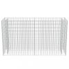Virágcserepek és kaspók, vidaXL horganyzott acél gabion magaságyás 180 x 50 x 100 cm