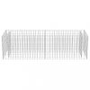 Virágcserepek és kaspók, vidaXL horganyzott acél gabion magaságyás 180 x 50 x 50 cm
