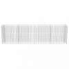 Virágcserepek és kaspók, vidaXL horganyzott acél gabion magaságyás 360 x 50 x 100 cm