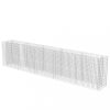 Virágcserepek és kaspók, vidaXL horganyzott acél gabion magaságyás 450 x 50 x 100 cm
