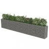 Virágcserepek és kaspók, vidaXL horganyzott acél gabion magaságyás 540 x 50 x 100 cm