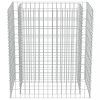 Virágcserepek és kaspók, vidaXL horganyzott acél gabion magaságyás 90 x 50 x 100 cm
