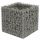 Virágcserepek és kaspók, vidaXL horganyzott acél gabion magaságyás 50 x 50 x 50 cm