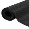 Padlóburkolatok és szőnyegek, vidaXL szélesbordás csúszásgátló gumiszőnyeg 1,5 x 2 m 3 mm