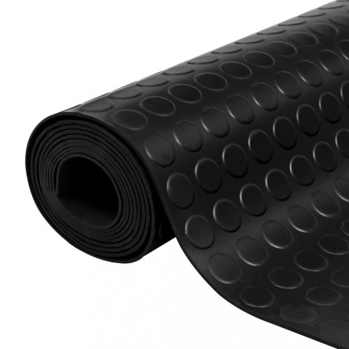 Padlóburkolatok és szőnyegek, vidaXL korongmintás csúszásgátló gumiszőnyeg 1,5 x 4 m 3 mm
