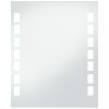 Tükrök, vidaXL LED-es fürdőszobai falitükör 50 x 60 cm