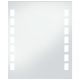 Tükrök, vidaXL LED-es fürdőszobai falitükör 50 x 60 cm