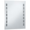 Tükrök, vidaXL LED-es fürdőszobai falitükör 50 x 60 cm