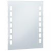 Tükrök, vidaXL LED-es fürdőszobai falitükör 50 x 60 cm