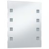 Tükrök, vidaXL LED-es fürdőszobai falitükör 50 x 60 cm