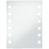 Tükrök, vidaXL LED-es fürdőszobai falitükör 60 x 80 cm