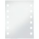 Tükrök, vidaXL LED-es fürdőszobai falitükör 60 x 80 cm