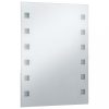 Tükrök, vidaXL LED-es fürdőszobai falitükör 60 x 80 cm