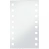 Tükrök, vidaXL LED-es fürdőszobai falitükör 60 x 100 cm