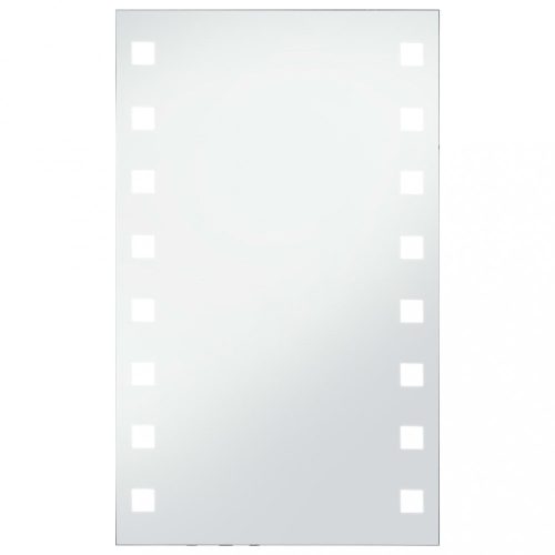 Tükrök, vidaXL LED-es fürdőszobai falitükör 60 x 100 cm