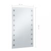 Tükrök, vidaXL LED-es fürdőszobai falitükör 60 x 100 cm