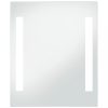 Tükrök, vidaXL LED-es fürdőszobai falitükör 50 x 60 cm