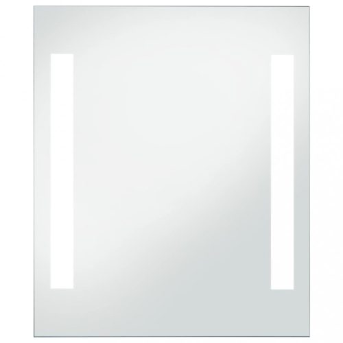 Tükrök, vidaXL LED-es fürdőszobai falitükör 50 x 60 cm